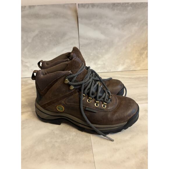 Timberland Shoes - Timberland White Ledge Waterproof Women Hiking Shoes - Dark Brown, Size 7.5M US